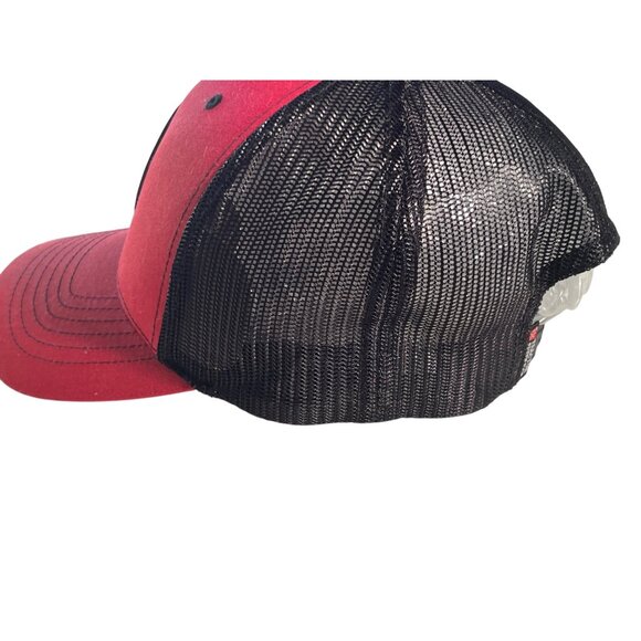 Tractor Supply Co. Red & Black Mesh Trucker Hat Snapback Adjustable Logo Patch - Picture 3 of 8